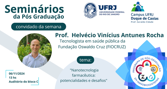 Seminários da NanobiosSistemas - 06/11/2024